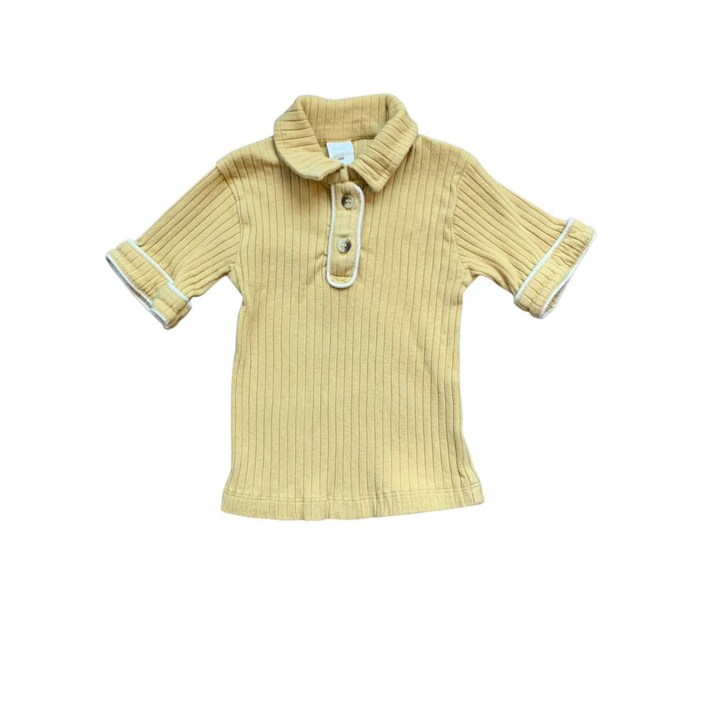 Kate Quinn Ribbed Collared Retro Shirt